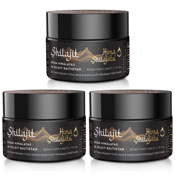 Frente de Shilajit orgánico Himalaya