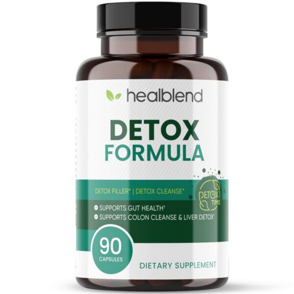 healblend Detox fórmula cápsulas suplemento desintoxicante natural
