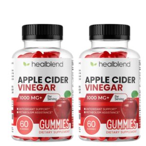 Version 1.0.0 Frontal de la caja Healblend gomitas vinagre de manzana