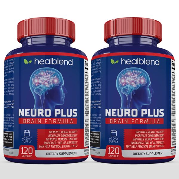 healblend neuro plus botella suplemento potenciador cerebral