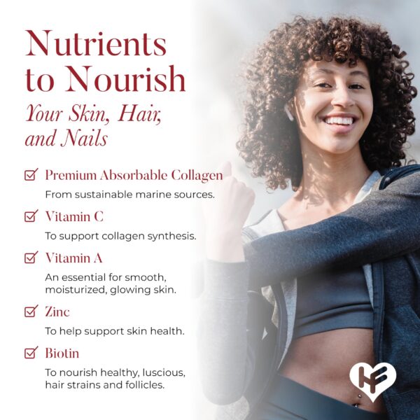 Gomitas de colágeno y biotina en frasco