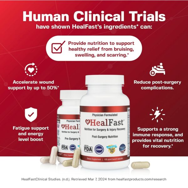 Suplemento HealFast paquete doble para cirugía y lesiones