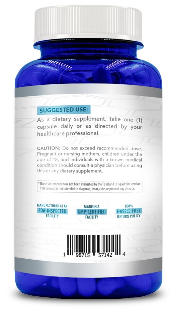 Cápsulas vegetales del suplemento