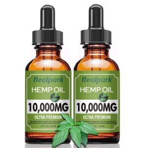 Version 1.0.0 Healpark Hemp Oil frasco con gotero