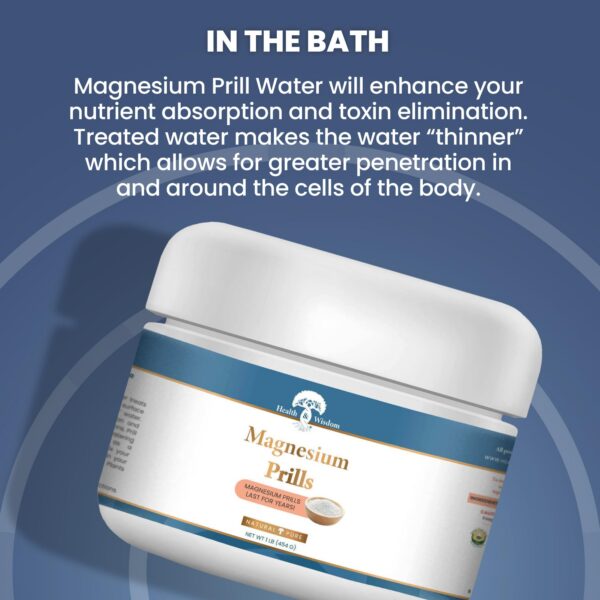 Uso de perlas de magnesio en agua