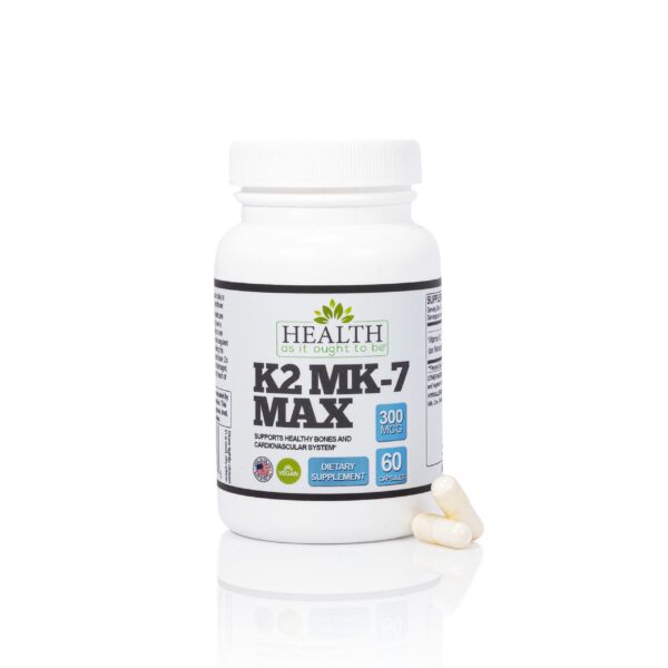 Health As It Ought To Be Vitamina K2 MK7 max 300mcg frasco
