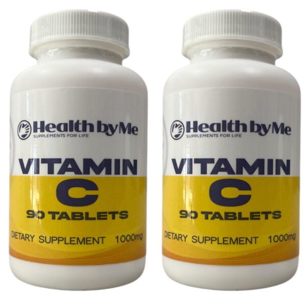 Health By Me paquete doble vitamina c 1000mg 180 tabletas
