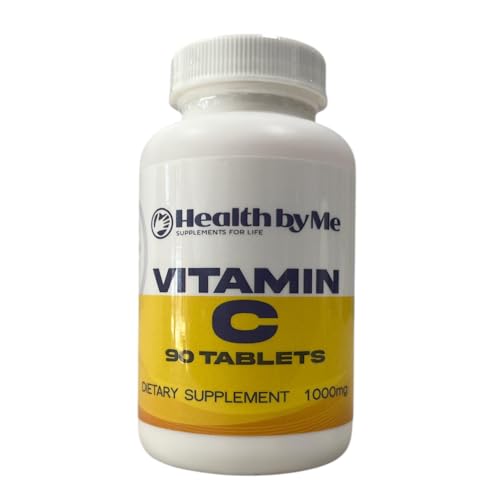Health By Me vitamina c 1000mg tabletas para apoyo inmunológico