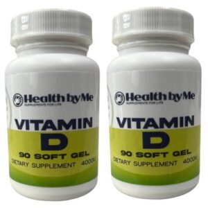 Health by Me vitamina D3 4000 UI cápsulas blandas pack 2