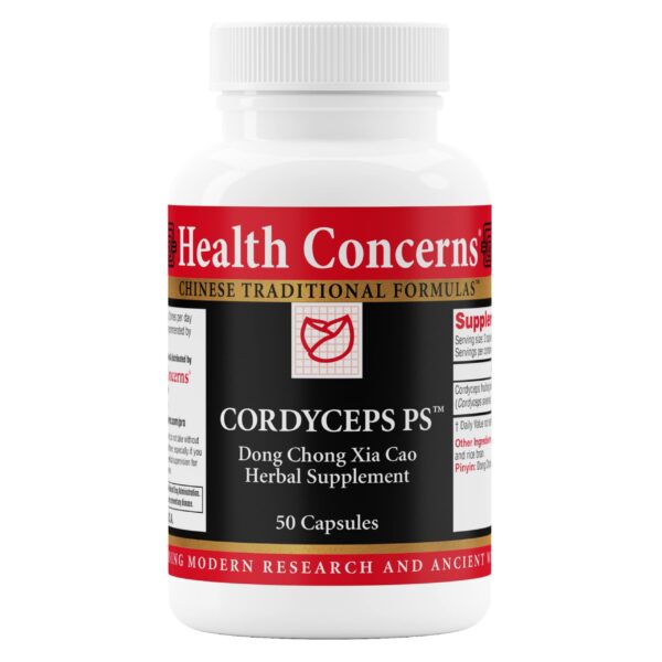 Health Concerns Cordyceps PS suplemento salud pulmonar 50 cápsulas