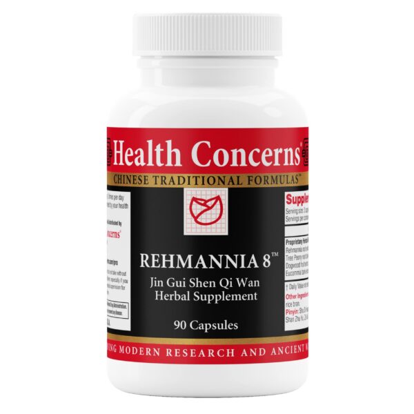 Health Concerns Rehmannia 8 etiqueta frontal