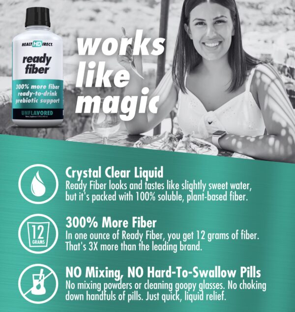 HEALTH DIRECT Ready Fiber líquido suplemento sin sabor