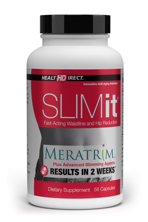 Frente del envase Health Direct SLIMit con Meratrim