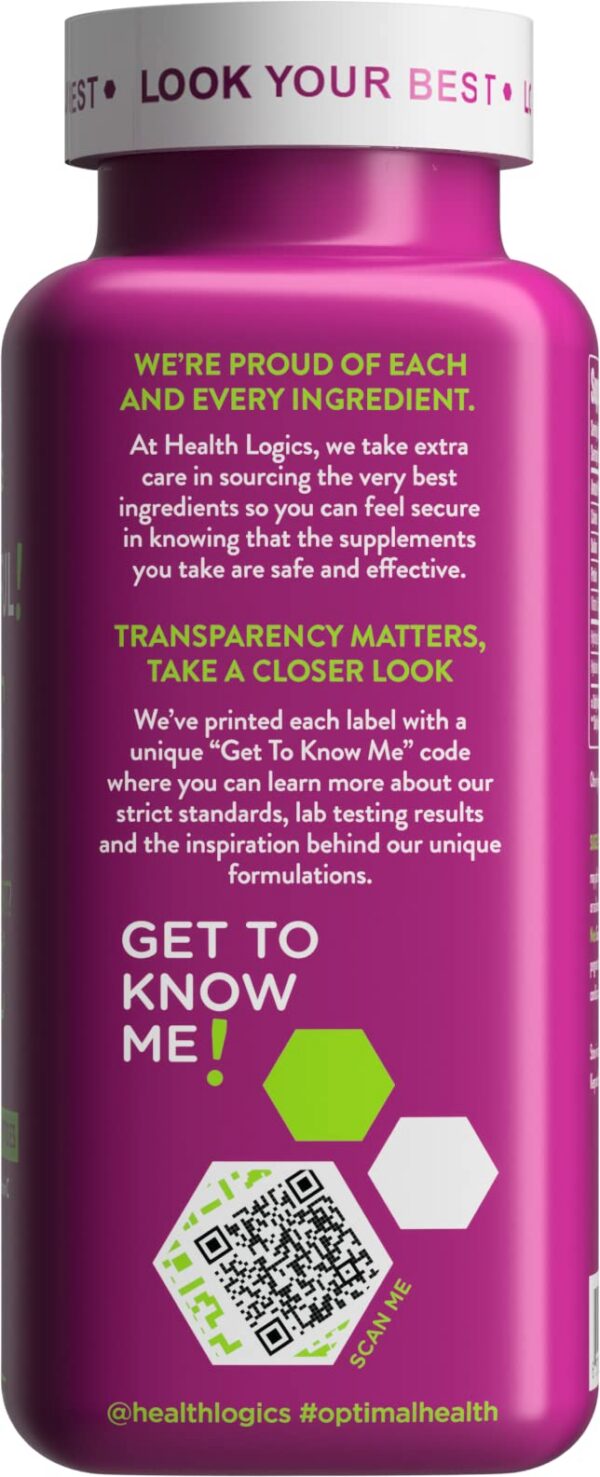 Frasco de cápsulas de colágeno