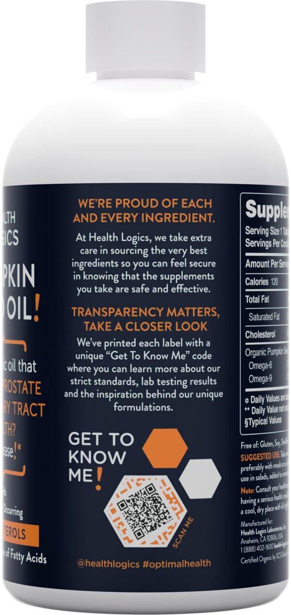 Ingrediente orgánico de pumpkin seed oil