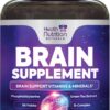 Health Nutrition Naturals cerebro cápsulas frasco frontal