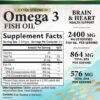 Omega 3 softgel caja frontal