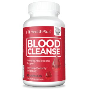 Version 1.0.0 Health Plus Blood Cleanse suplemento herbal limpieza de sangre