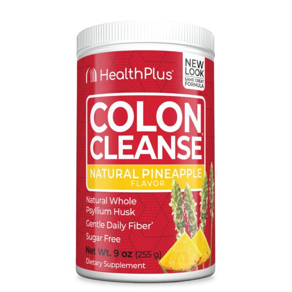 Version 1.0.0 Health Plus Colon Cleanse polvo sabor piña 9 onzas