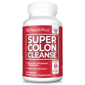 Version 1.0.0 Health Plus Super Colon Cleanse cápsulas para detox de colon