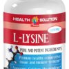 Etiqueta frontal Health Solution Prime Lisina L-Lisina Pura