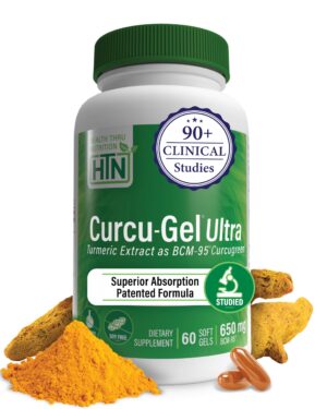 Health Thru Nutrition Curcu-Gel 650mg frasco 60 cápsulas