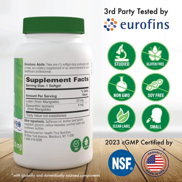 Frente de envase Health Thru Nutrition cápsulas