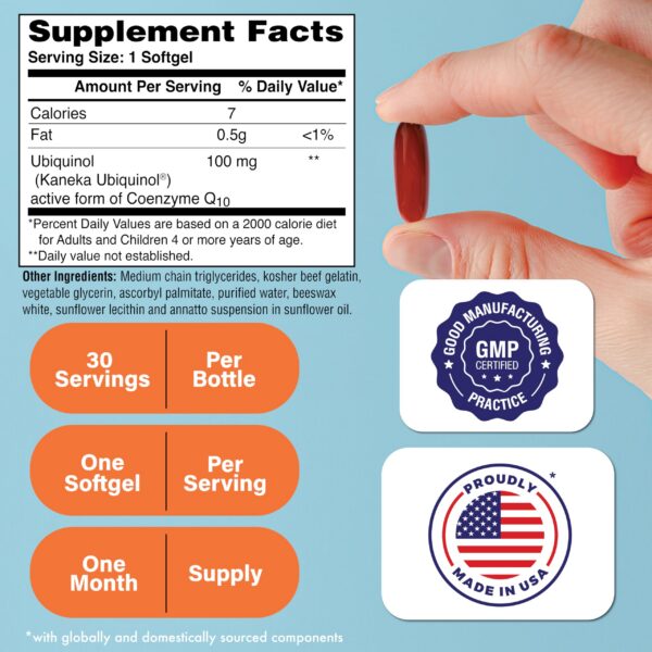 Detalle de Kaneka Ubiquinol en el kit