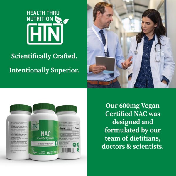 Cápsulas vegetales NAC 600 mg