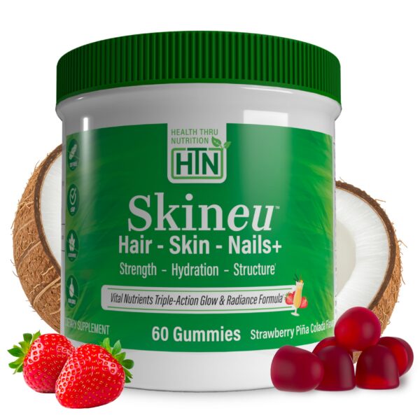 Frente de Skineu Gomitas Health Thru Nutrition