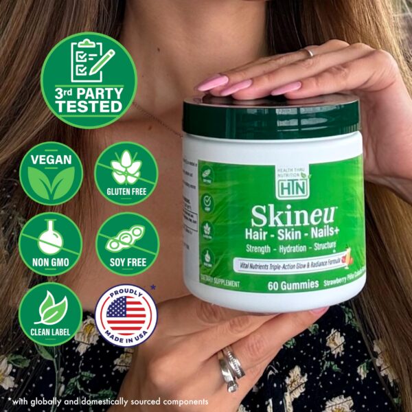 Detalle de gomitas Skineu