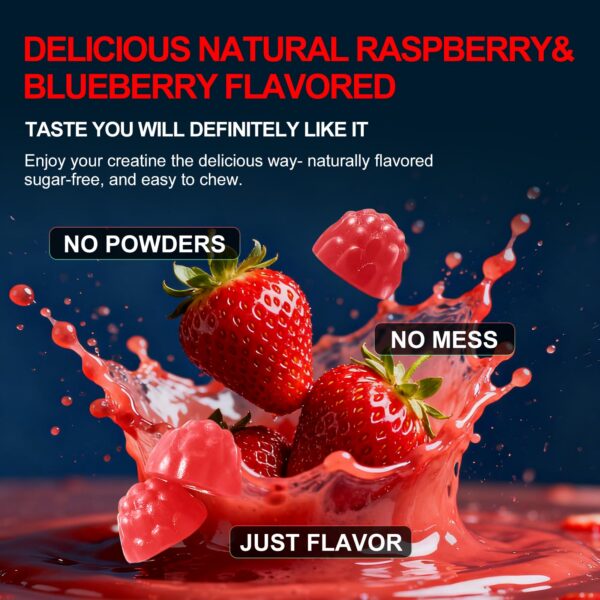 Health4All gomitas creatina sabor fresa vista general