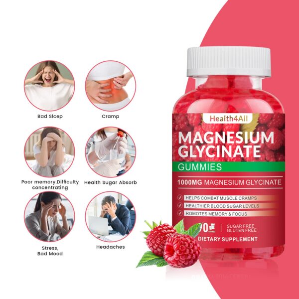 Info nutricional Health4All gomitas magnesio