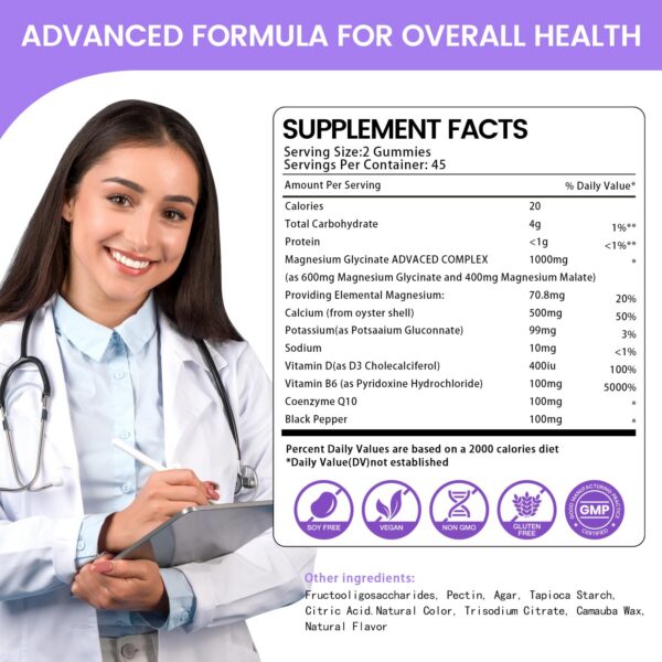 Version 1.0.0 Frasco de gomitas sabor arándano