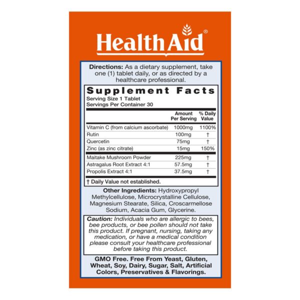 Version 1.0.0 HealthAid Immuprotect bottle label