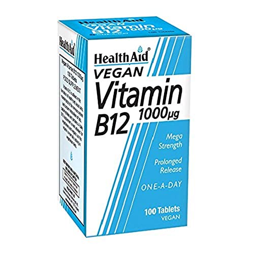 HealthAid Vitamina B12 1000ug liberación prolongada frasco