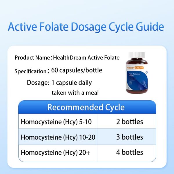 Healthdream etiqueta 800mcg por cápsula