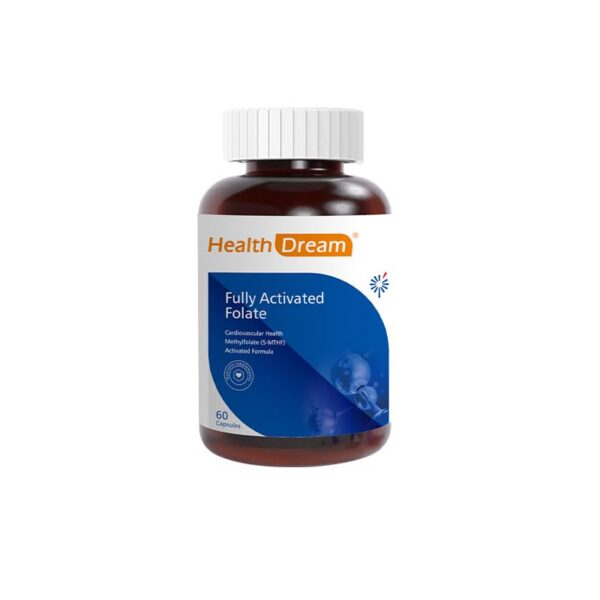 Healthdream folato activo y vitaminas B9/B12 vista frontal