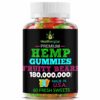 Frente del frasco Healthergize Hemp Gummies 60 piezas