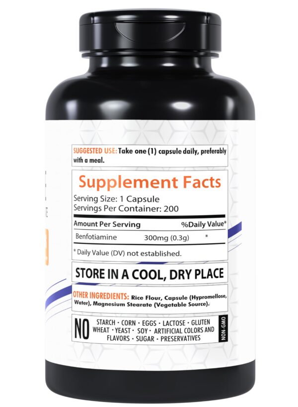 Version 1.0.0 Healthfare Benfotiamina cápsulas detalle