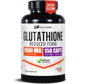 Version 1.0.0 Frasco Healthfare Glutathione 150 cápsulas