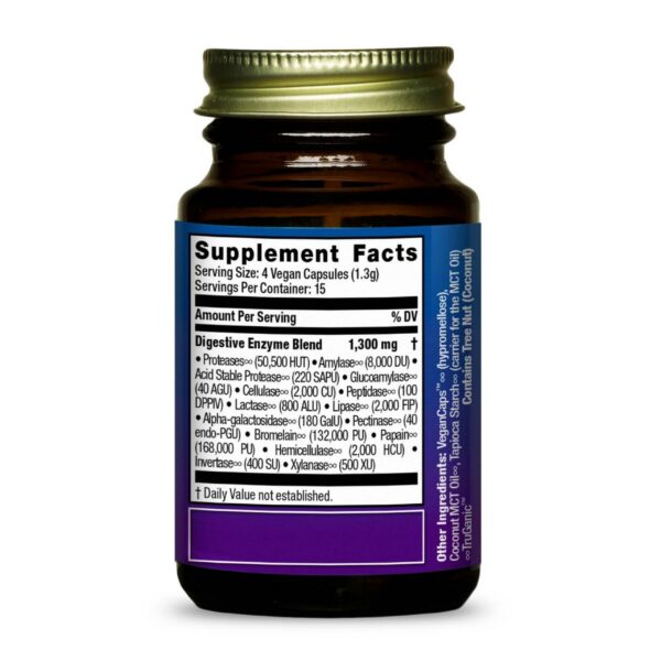 Etiqueta de HealthForce Enzimas Veganas