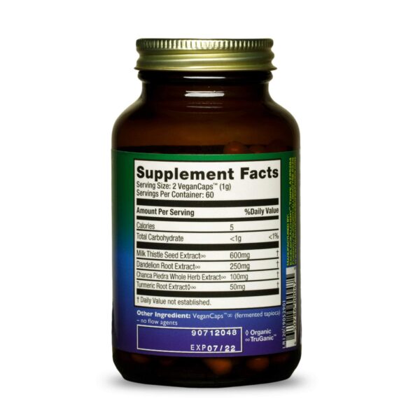 HealthForce Liver Rescue cápsulas dentro de la caja