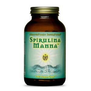 HealthForce Spirulina Manna cápsulas veganas