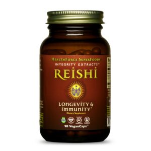 Version 1.0.0 Cápsulas veganas de extracto de Reishi HealthForce SuperFoods
