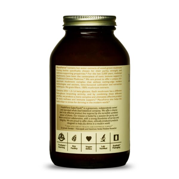 Producto HealthForce SuperFoods polvo MycoForce para vitalidad