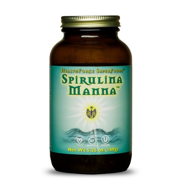 HealthForce SuperFoods Spirulina Manna polvo orgánico 5.25 onzas