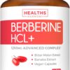 Envase y cápsulas berberina HCL Healths Harmony