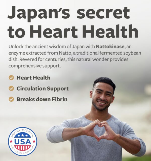 Capsulas nattokinasa Healths Harmony 100 mg