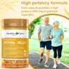 Healthy Care Royal Jelly etiqueta close-up